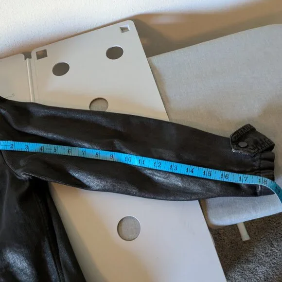 All Saints Black Jean Jacket - Picture 16 of 16